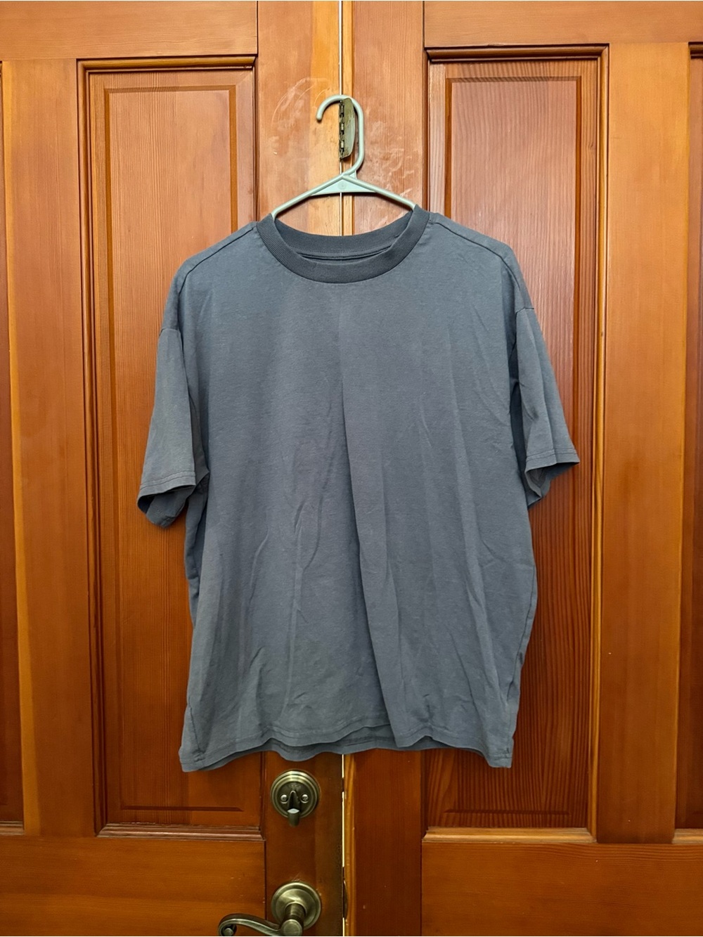 Hollywood Men’s Crew Neck T-Shirt - Slate Blue/Gray
